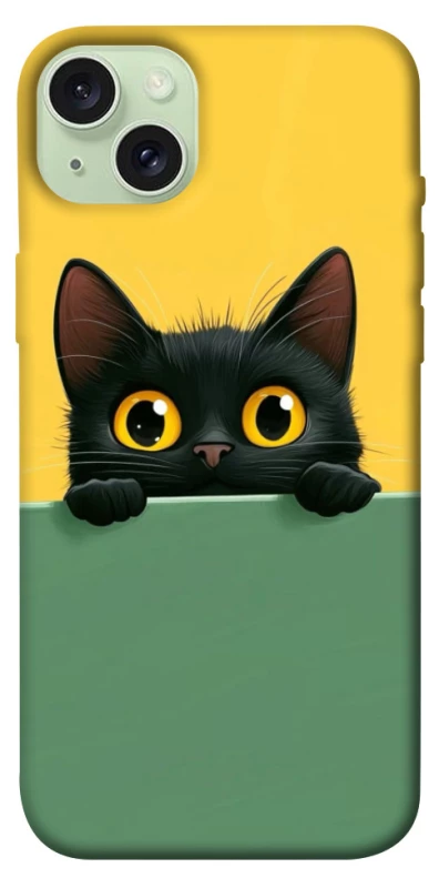 Чохол на Apple iPhone 15 Plus (6.7") Black cat v2 фото 1 з 1