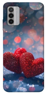 Чехол на Nokia G42 Red hearts фото 1 из 1