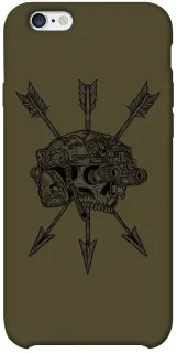 Чехол на Apple iPhone 6/6s plus (5.5") Mil skull фото 1 из 1