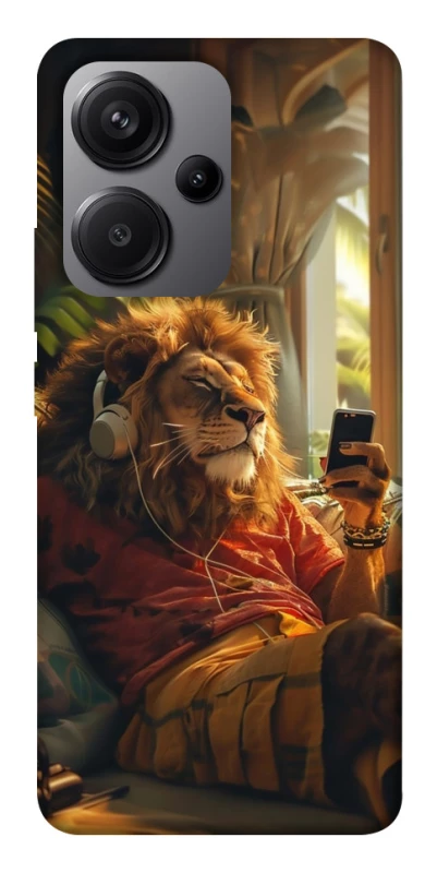 Чохол на Xiaomi Redmi Note 13 Pro+ Лев v2 фото 1 з 1