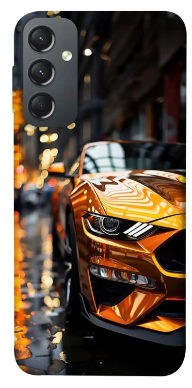 Чохол на Samsung Galaxy A24 4G Golden sports car фото 1 з 1
