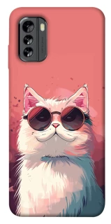 Чохол на Nokia G60 Сat with glasses фото 1 з 1