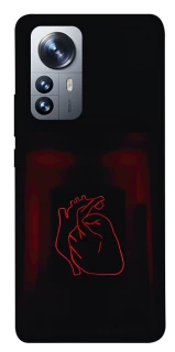 Чехол на Xiaomi 12 / 12X Красное сердце фото 1 из 1