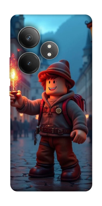 Чохол на Realme GT Neo 6 SE Roblox Fire Logo Blue Flames фото 1 з 1