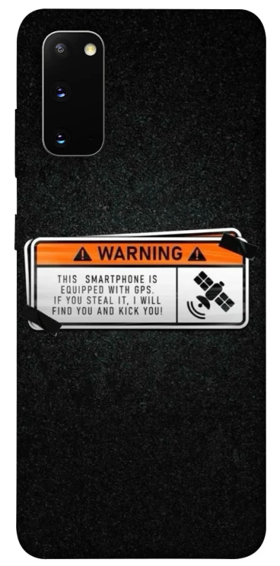 Чохол на Samsung Galaxy S20 Warning фото 1 з 1