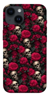 Чохол на Apple iPhone 14 (6.1") Черепа та рози фото 1 з 1