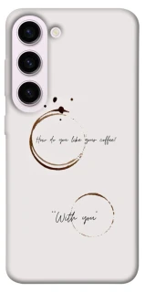 Чехол на Samsung Galaxy S23+ Coffee with you фото 1 из 1