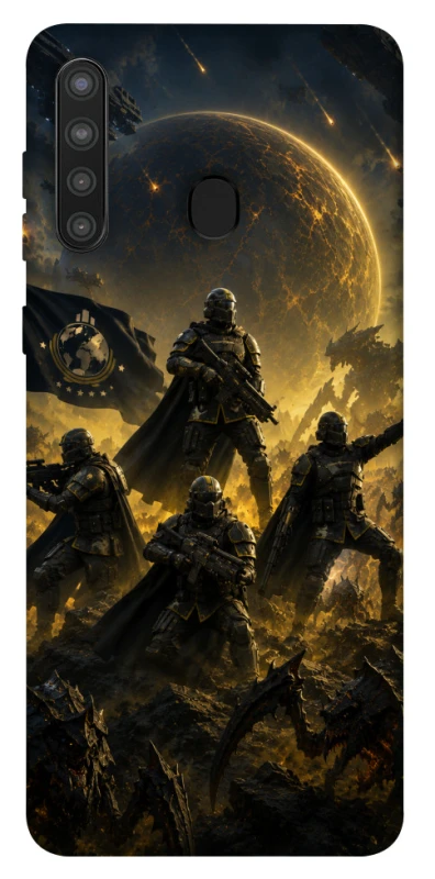 Чохол на Samsung Galaxy A21 HELLDIVERS ver.2 фото 1 з 1
