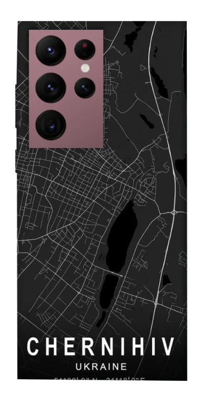 Чохол на Samsung Galaxy S22 Ultra Chernihiv map фото 1 з 1