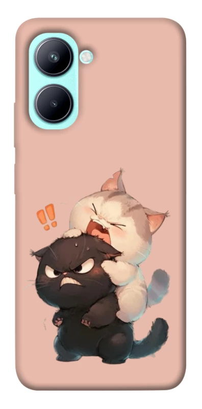 Чехол на Realme C33 Сat and cat фото 1 из 1