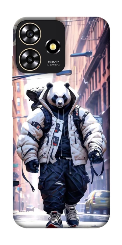 Чехол на ZTE Blade A73 4G Панда курьер фото 1 из 1