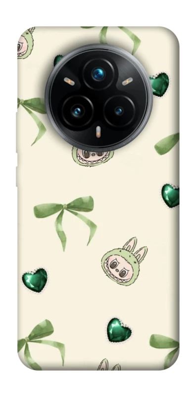 Чохол на Realme 14 Pro+ Labubu Green Heart фото 1 з 1
