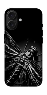 Чехол на Apple iPhone 16 Black dragonfly фото 1 из 1