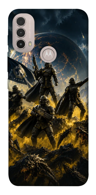 Чохол на Motorola Moto E40 HELLDIVERS фото 1 з 1