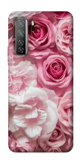 Чехол на Huawei Nova 7 SE Розовые цветы фото 1 из 1