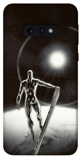 Чехол на Samsung Galaxy S10e Серебряный сёрфер фото 1 из 1