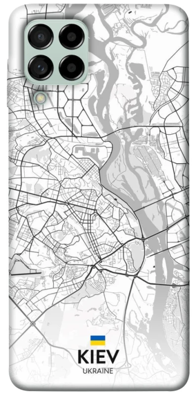 Чохол на Samsung Galaxy M53 5G Kiev white map фото 1 з 1