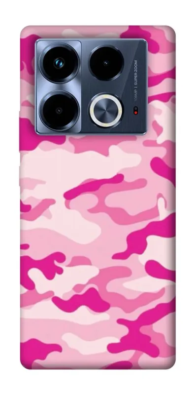 Чехол на Infinix Note 40 4G camouflage pink фото 1 из 1