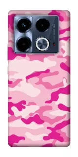 Чехол на Infinix Note 40 4G camouflage pink фото 1 из 1