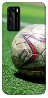 Чехол на Huawei P40 Мяч на газоне фото 1 из 1