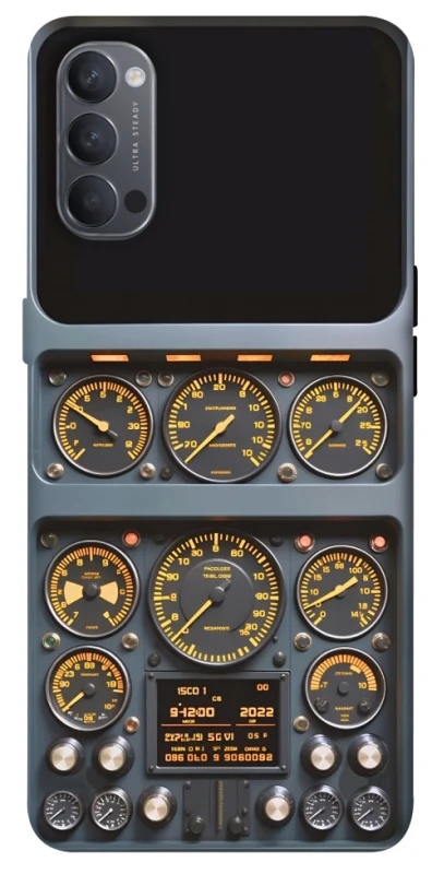 Чохол на Oppo Reno 4 Airplane instrument panel фото 1 з 1