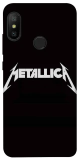 Чехол на Xiaomi Mi A2 Lite / Xiaomi Redmi 6 Pro Metallica logo фото 1 Чехол на Xiaomi Mi A2 Lite / Xiaomi Redmi 6 Pro Metallica logo фото 1 из 1