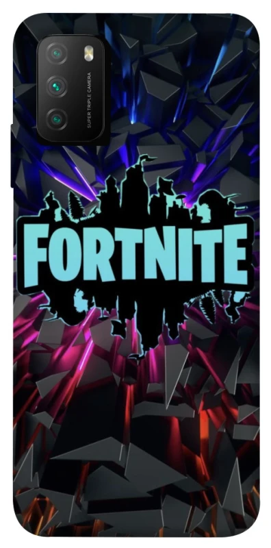 Чохол на Xiaomi Poco M3 Fortnite logo ver.3 фото 1 з 1