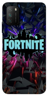 Чехол на Xiaomi Poco M3 Fortnite logo ver.3 фото 1 из 1