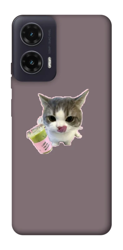 Чохол на Motorola Moto G35 cat matcha фото 1 з 1