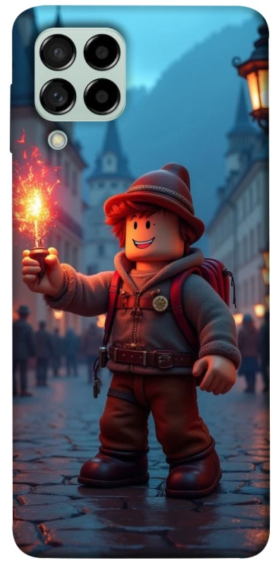 Чохол на Samsung Galaxy M53 5G Roblox Fire Logo Blue Flames фото 1 з 1