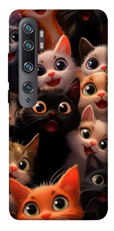 Чохол на Xiaomi Mi Note 10 / Note 10 Pro / Mi CC9 Pro happy cats фото 1 з 1