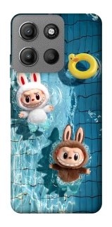 Чохол на Motorola Moto G15 Power Labubu in the pool фото 1 з 1