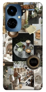 Чохол на TECNO Camon 19 Coffee collage ver.4 фото 1 з 1