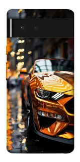 Чохол на Google Pixel 6 Golden sports car фото 1 з 1