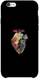 Чехол на Apple iPhone 6/6s plus (5.5") Heart with flowers фото 1 из 1