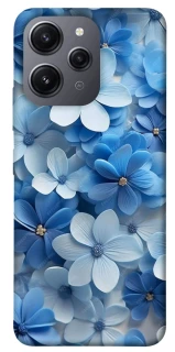 Чехол на Xiaomi Redmi 12 Синие цветы фото 1 из 1