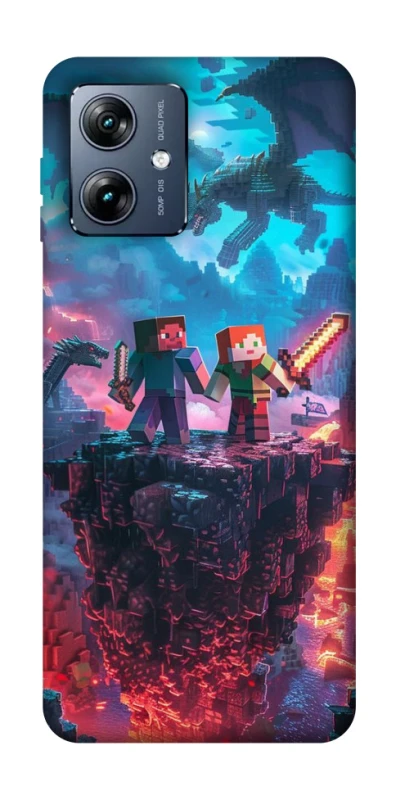 Чохол на Motorola Moto G54 Power Minecraft v3 фото 1 з 1