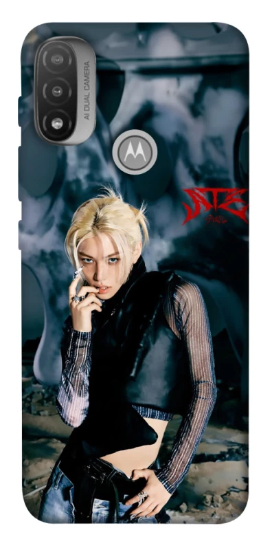 Чохол на Motorola Moto E20 Felix v2- Stray Kids фото 1 з 1