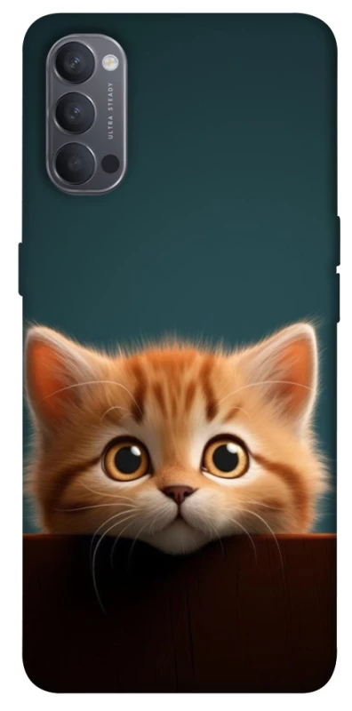 Чехол на Oppo Reno 4 Чехол Котёнок фото 1 из 1