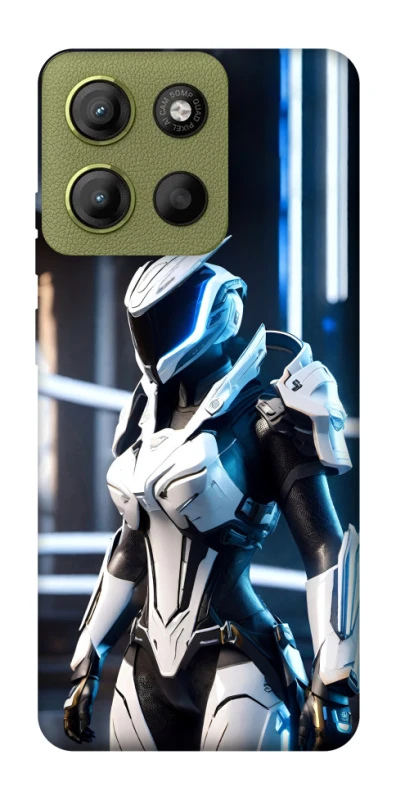 Чехол на Motorola Moto G15 4G Cyber space girl ver.6 фото 1 из 1