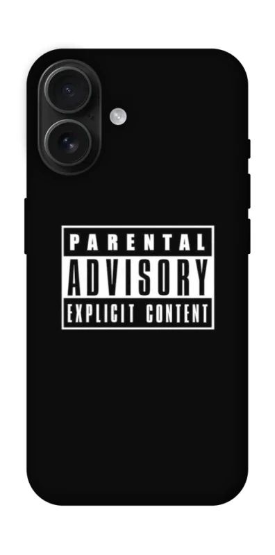 Чохол на Apple iPhone 16 Parental Advisory Label фото 1 з 1