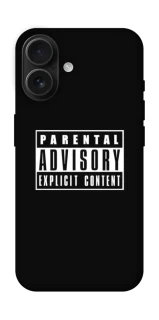 Чохол на Apple iPhone 16 Parental Advisory Label фото 1 Чохол на Apple iPhone 16 Parental Advisory Label фото 1 з 1