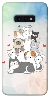Чохол на Samsung Galaxy S10e Funny Pets ver.2 фото 1 з 1
