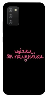 Чехол на Samsung Galaxy A02s Щічки, як палянички фото 1 из 1