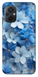 Чехол на Xiaomi Poco M5 Синие цветы фото 1 из 1