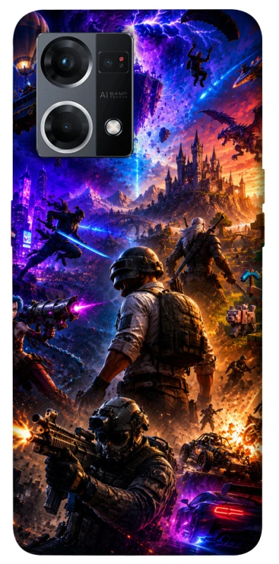 Чехол на Oppo Reno 7 4G My Games фото 1 из 1