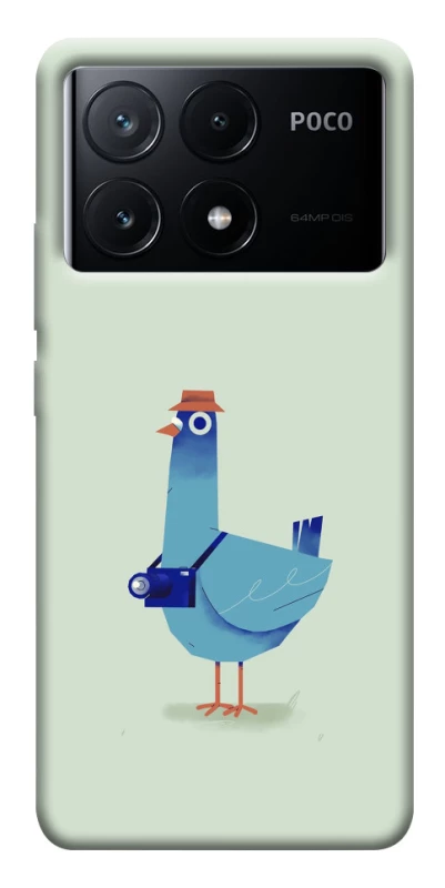 Чохол на Xiaomi Poco X6 Голуб-детектив фото 1 з 1