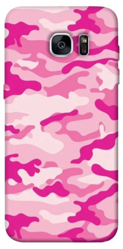 Чехол на Samsung G935F Galaxy S7 Edge camouflage pink фото 1 из 1