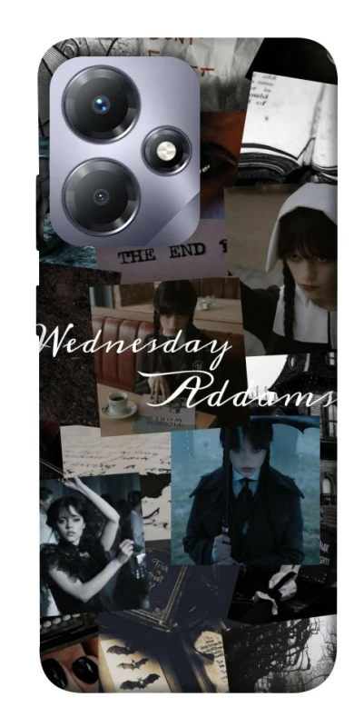 Чохол на Infinix Hot 30i Wednesday Collage ver.1 фото 1 з 1