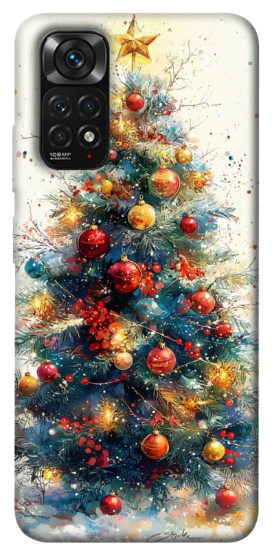 Чехол на Xiaomi Redmi Note 11 (Global) / Note 11S Новогодний v36 фото 1 из 1